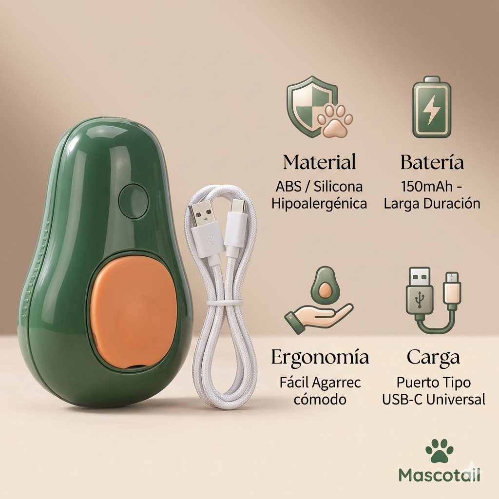 Cepillo de Vapor Relax Pro 3-en-1 para Gatos y Perros